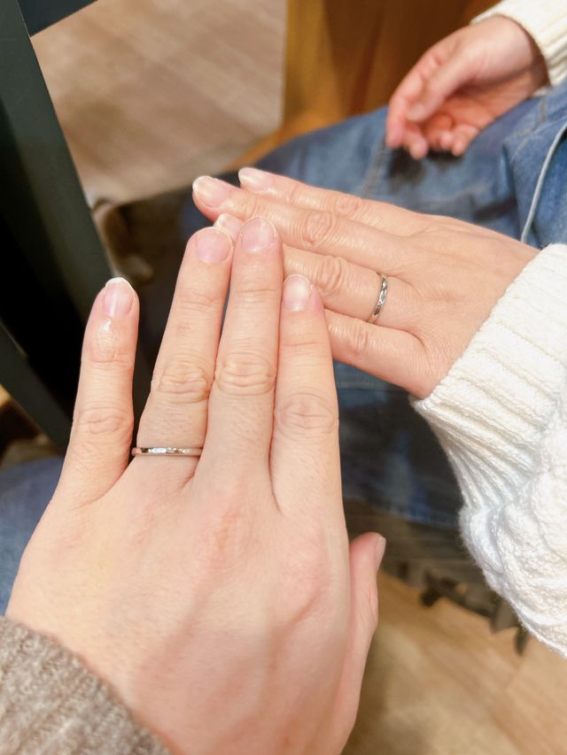 2人で手作りした指輪