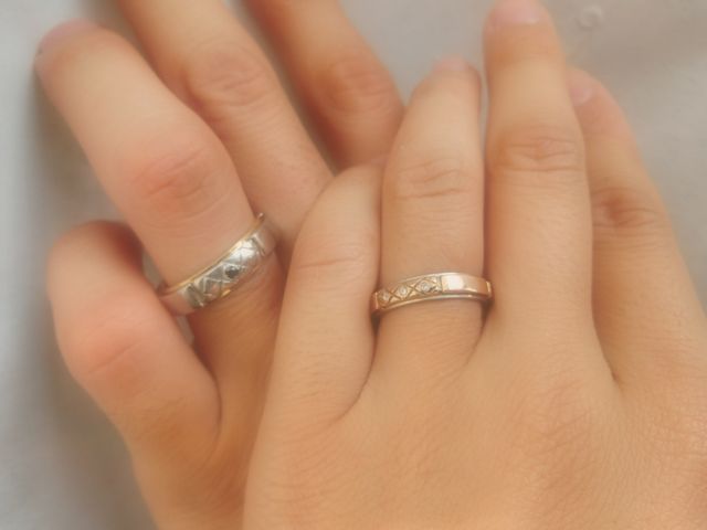 色違いのこだわりのお揃いリング