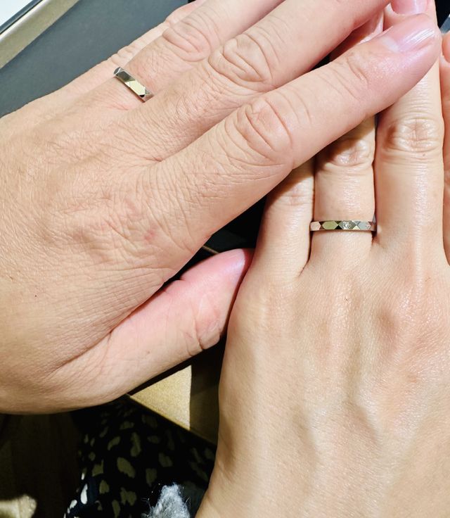 このデザインに決めてました。受け取りサイズ確認