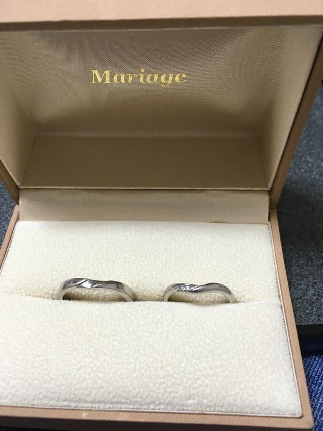 2012年に購入した結婚指輪です。