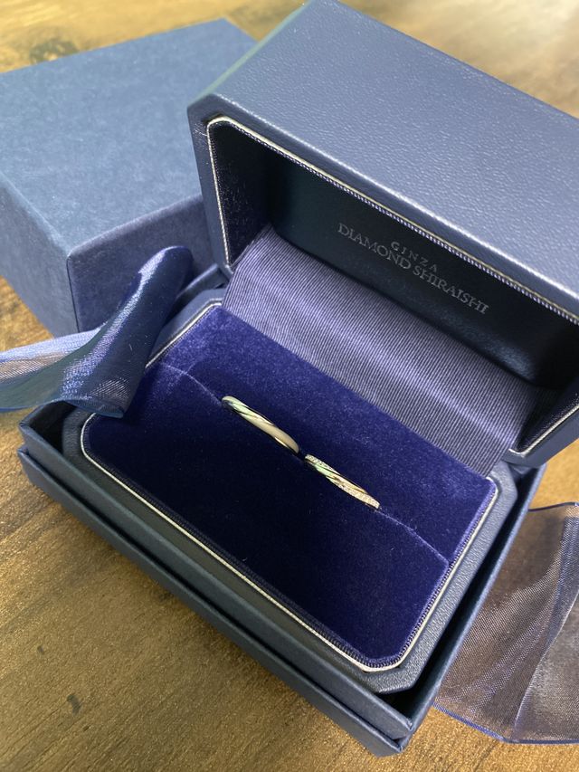 左が新郎、右が新婦用です