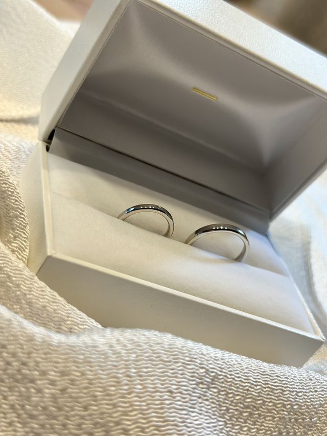 シンプルで長く付けたくなる指輪です