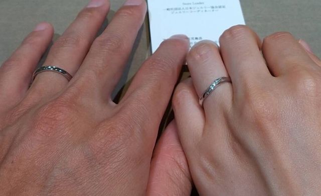 来店時試着した写真