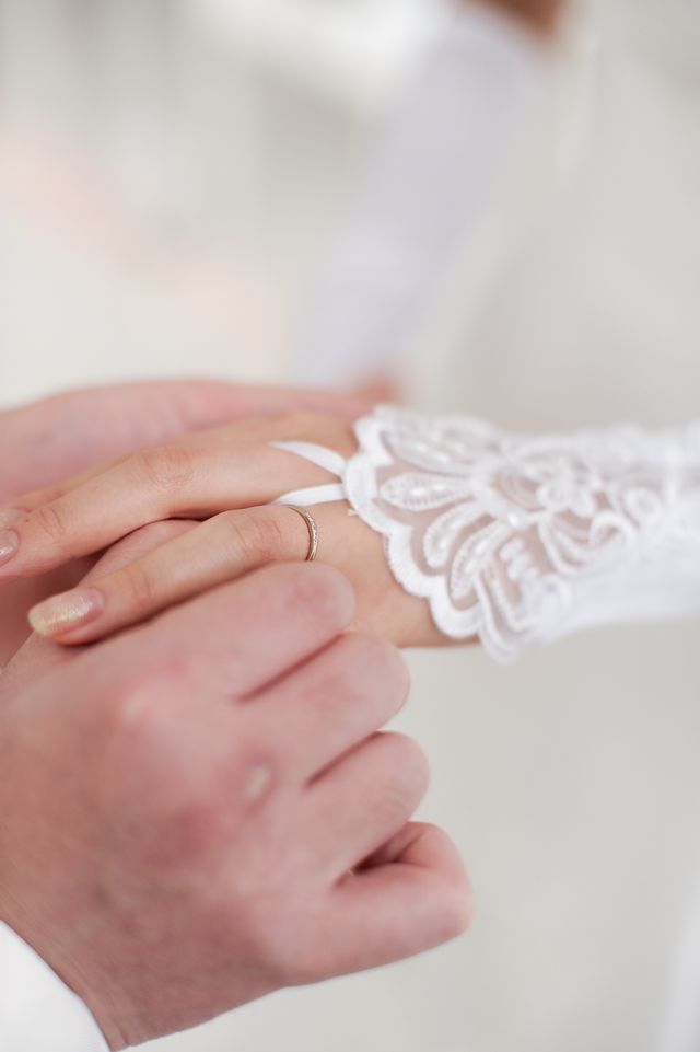 結婚式の際の写真です。