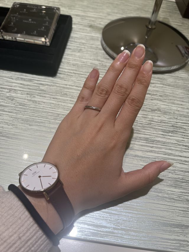 トレセンテの中で1番気に入った指輪です。