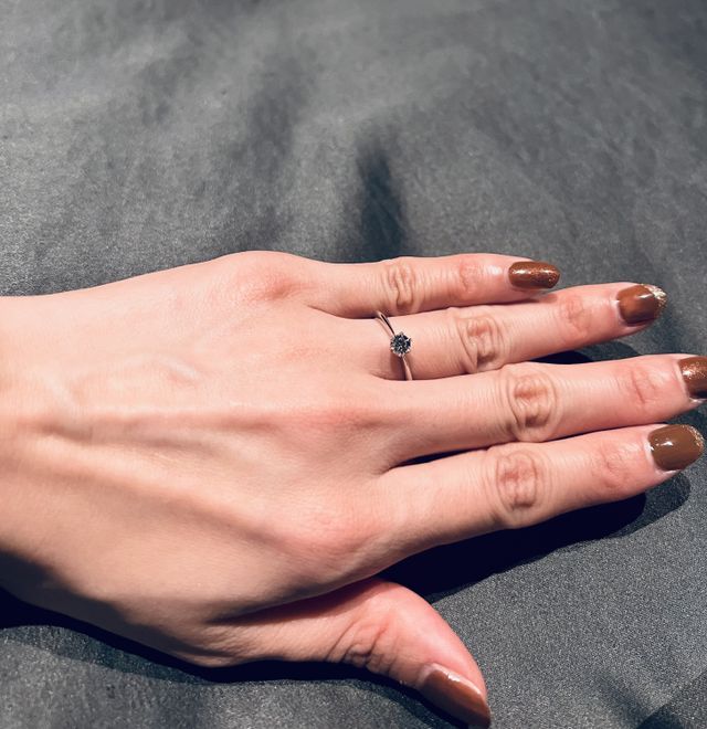 指輪をサプライズで渡した日の
一枚