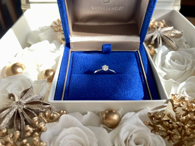 ダイヤモンドもリングもこだわった指輪です