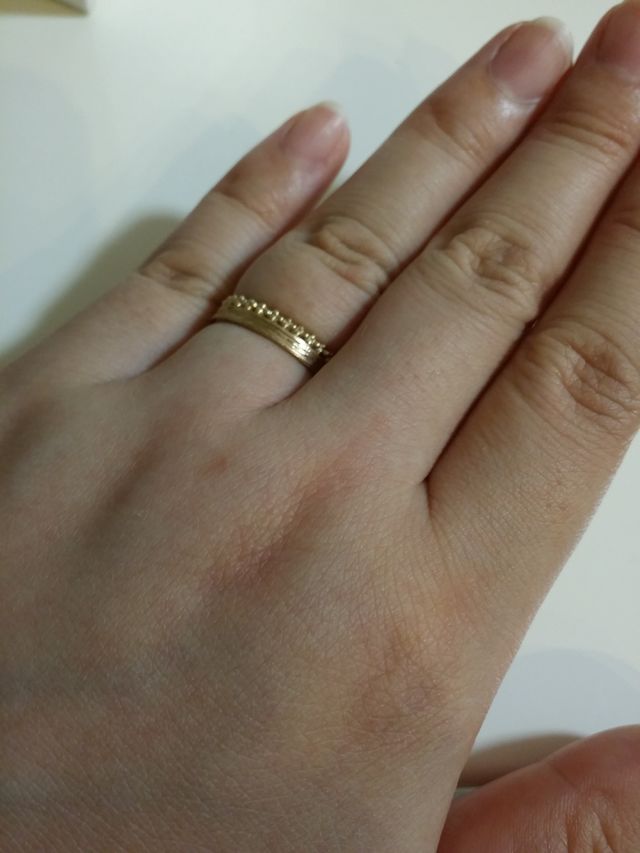 コーディネートリングと重ね着け