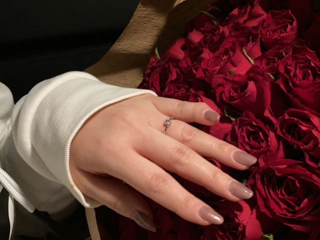 プロポーズ後の写真