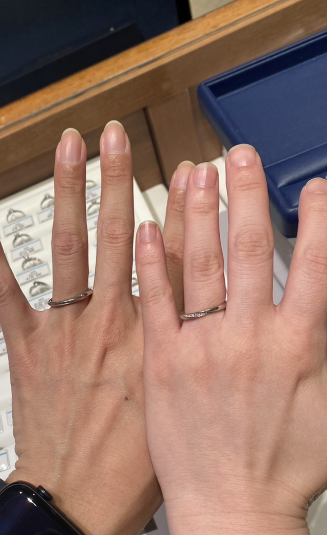 結婚指輪です。
