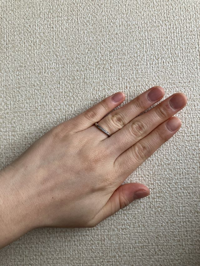 ダイヤが何個も繋がっているのが可愛かった