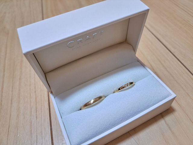 それぞれ自分達で作りました。素敵な箱に入って届きました。