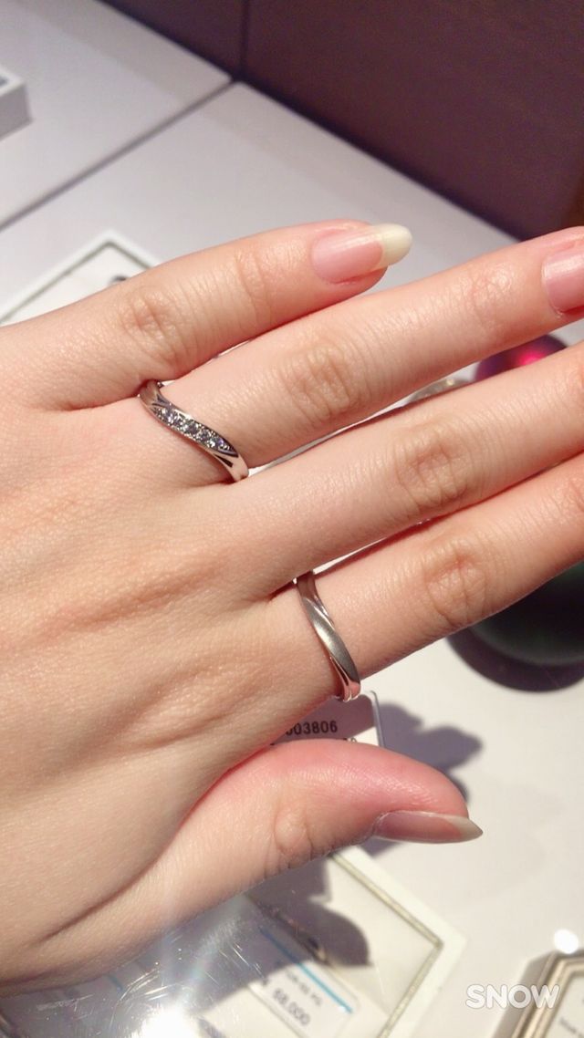  お店で決めた際につけた画像です！とても輝いています！