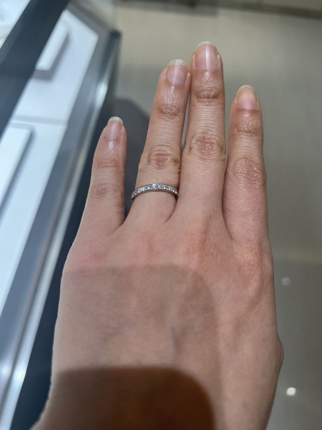 ダイヤモンドの輝きも最高です！