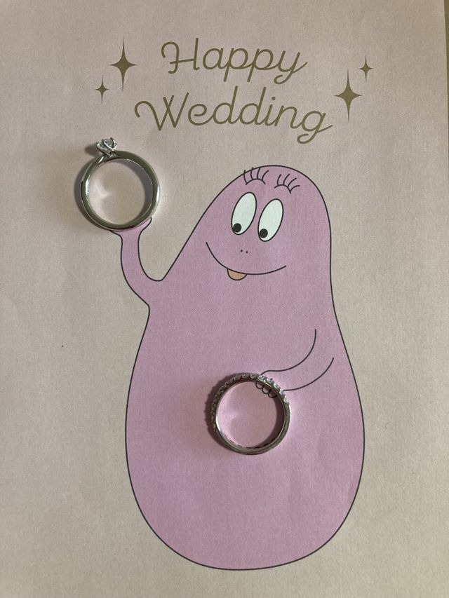 ゼクシィのバーバパパコラボの婚姻届でも撮影