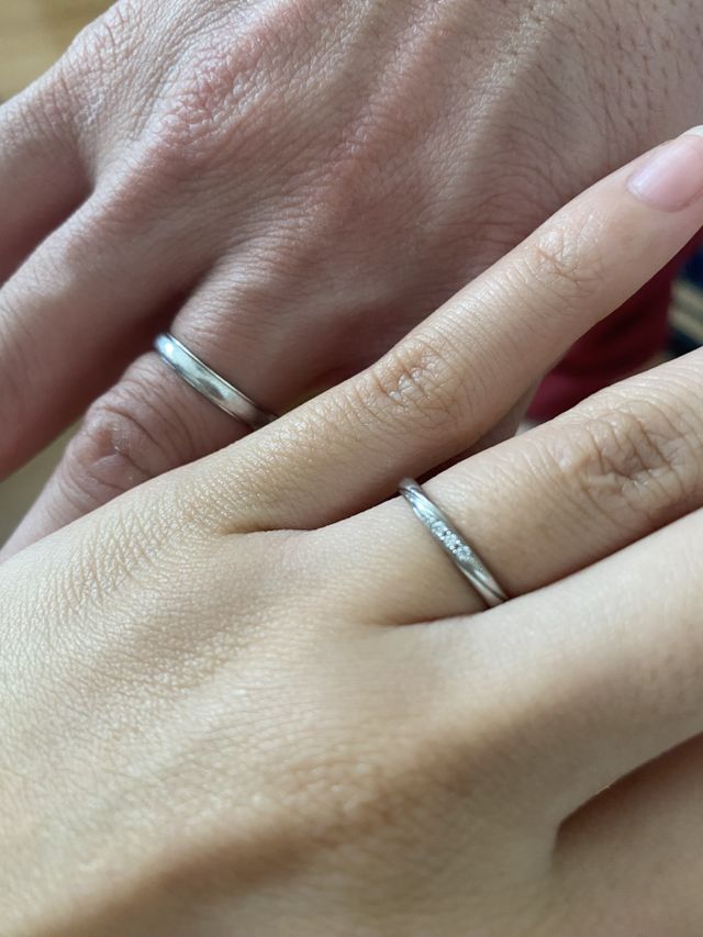 結婚指輪です。