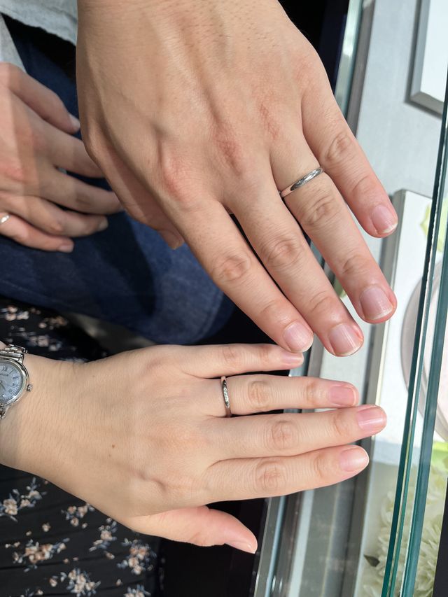 ユノーを試着した時の写真です。