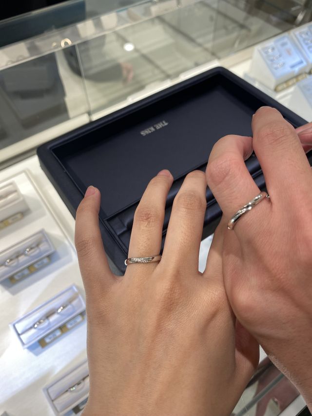 試着した画像です