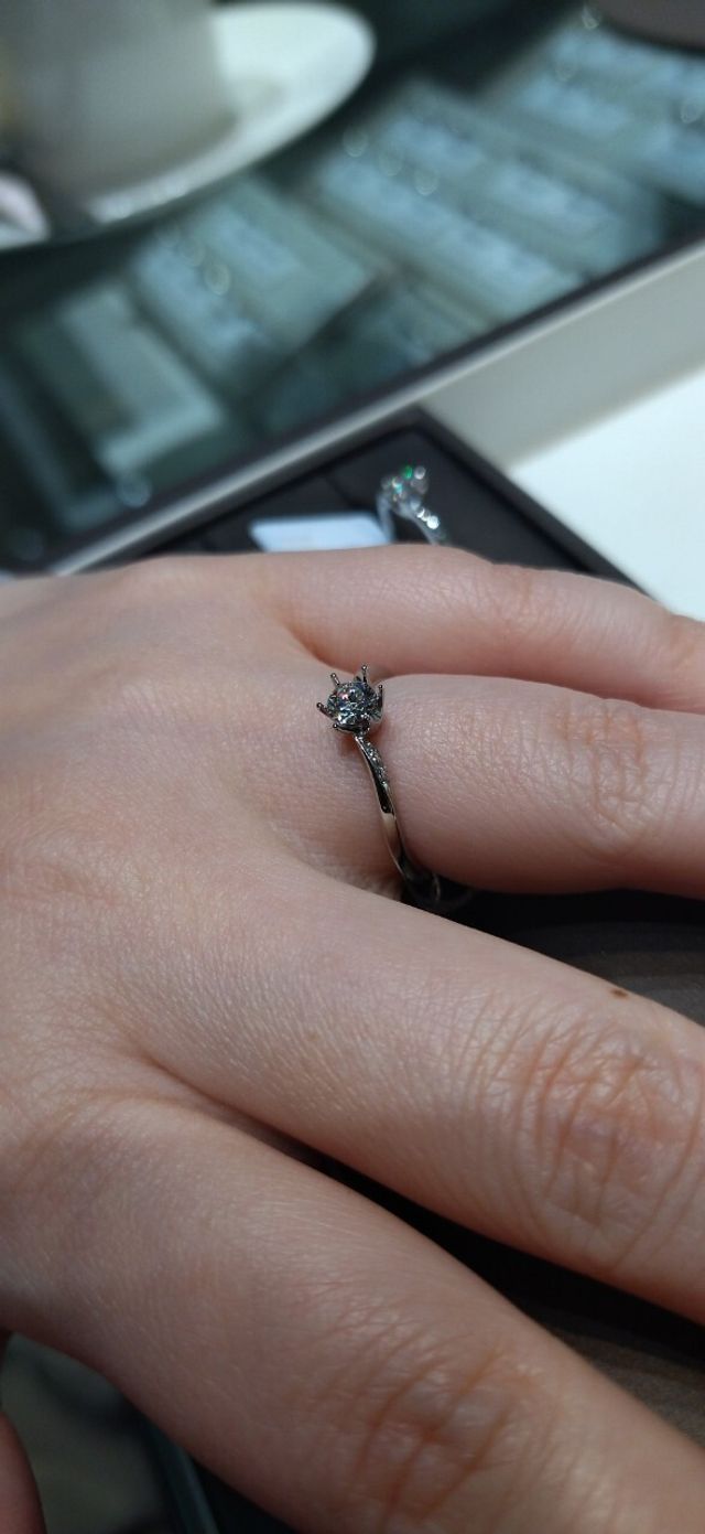 店内で試着したもの