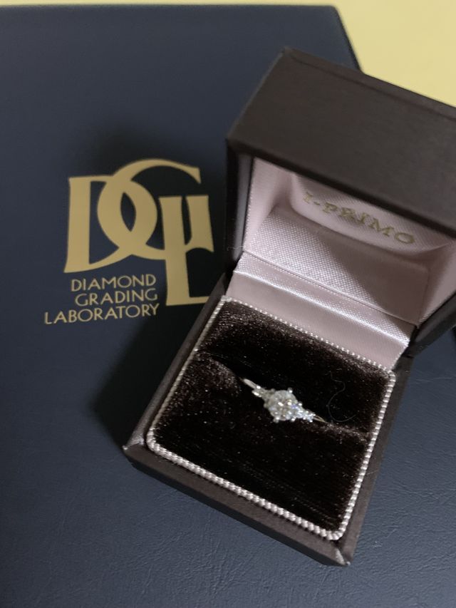 一生大事にしたい指輪が手元に届きました。