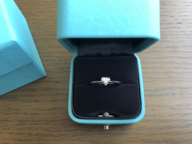 ダイヤモンドがハートの形