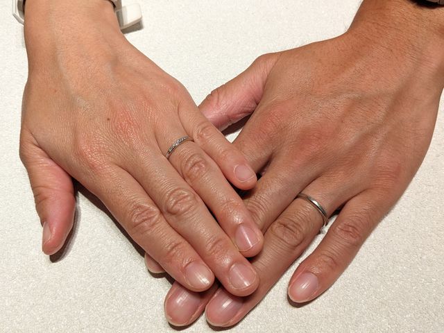 購入後店員さんに撮っていただき、つけ心地がよく安心しました!