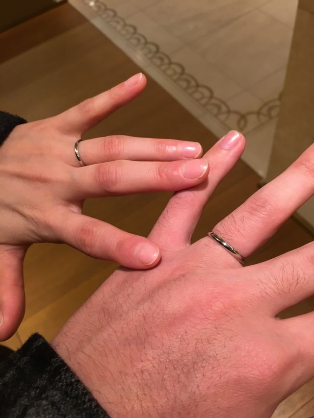 シックリくる指輪です