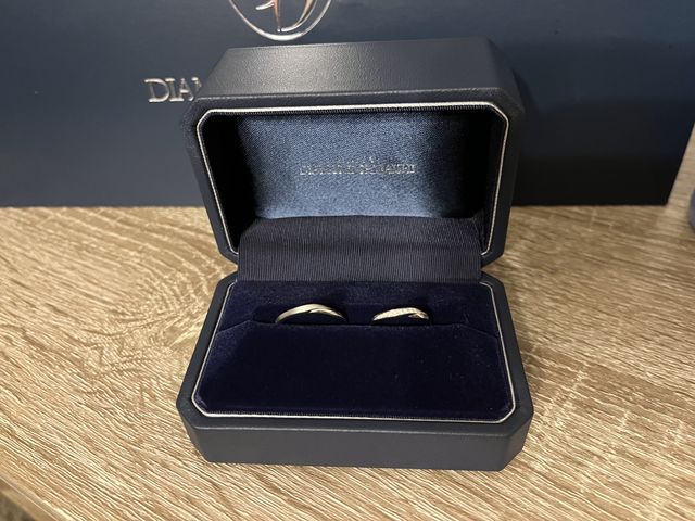 指輪のボックス時の写真