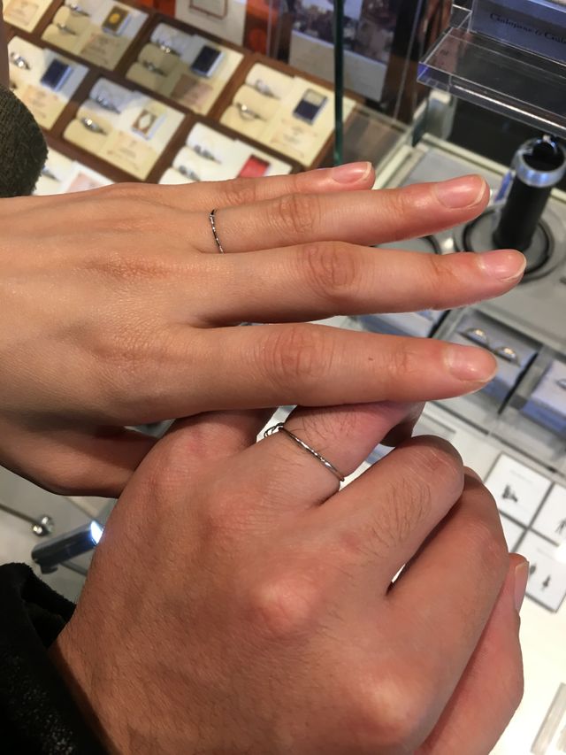 細さがダントツの指輪！