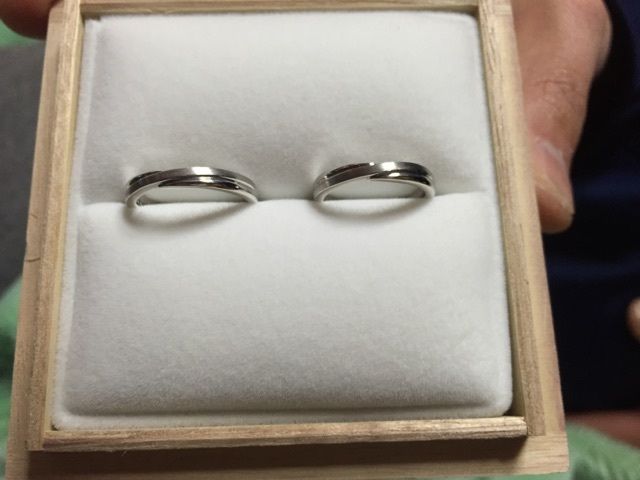 シンプルな結婚指輪★