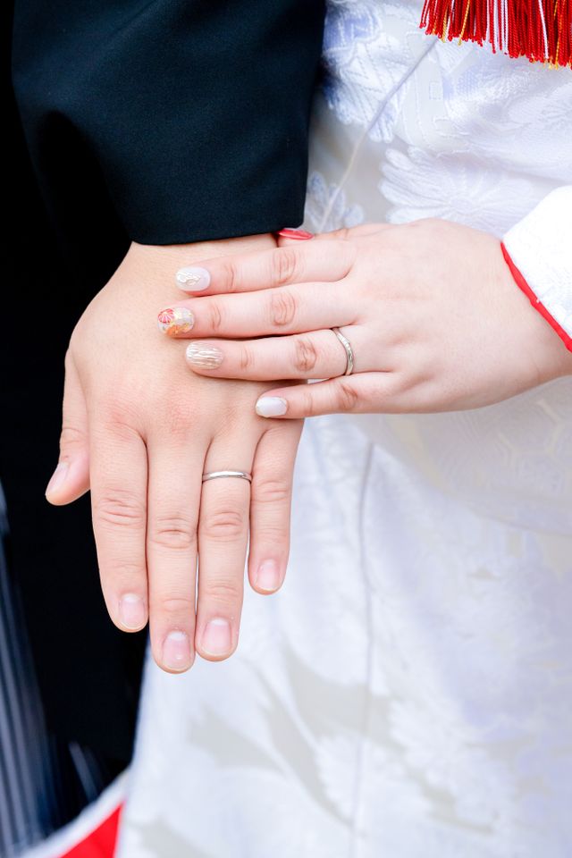 和装の前撮り写真