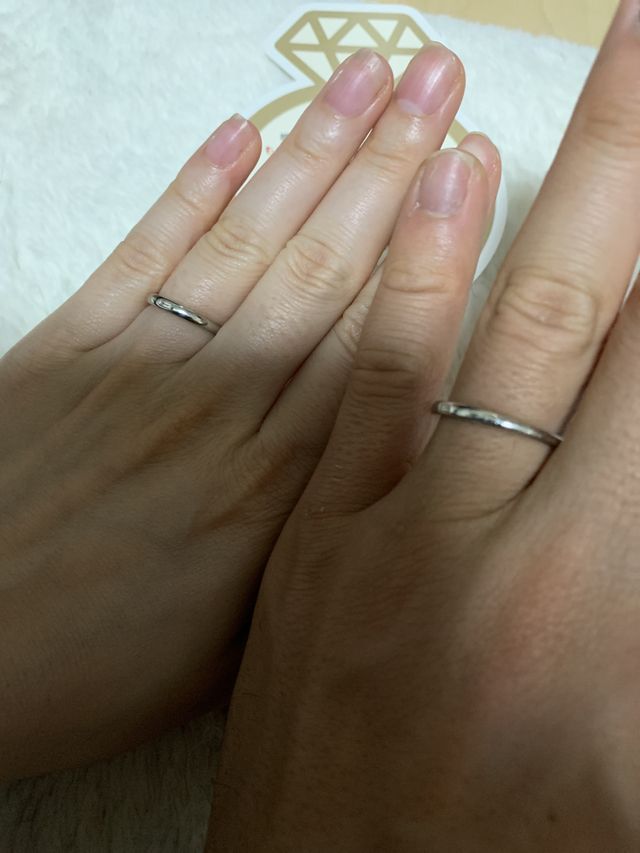 普段からお互いずっと付けています。