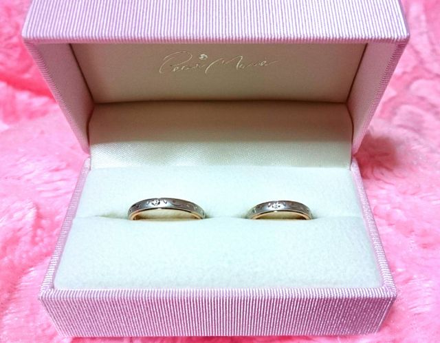 夫婦共に同じデザインです。