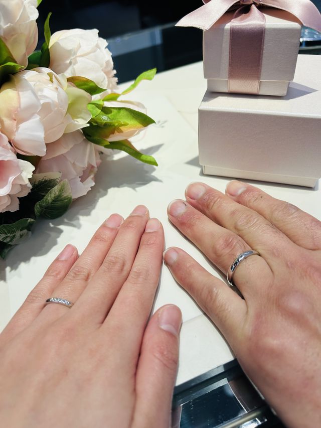 刻印を終えて初めて着用しました。これからも大切にします。