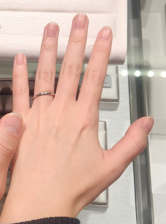 シンプルな結婚指輪