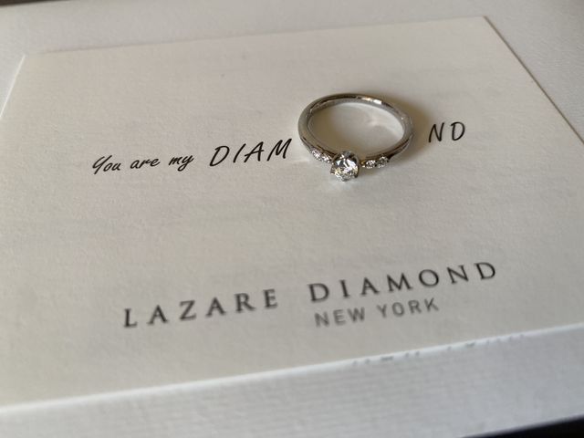 ラザールダイヤモンドさんから頂いたフォトカードを使用し撮影