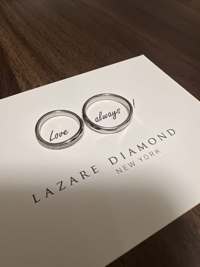 結婚指輪です。