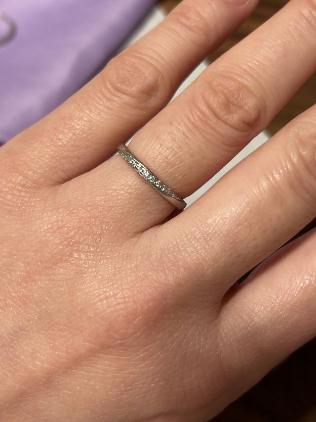 結婚指輪です。