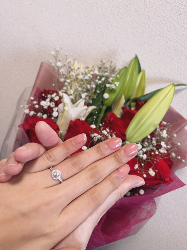 プロポーズの薔薇と一緒に