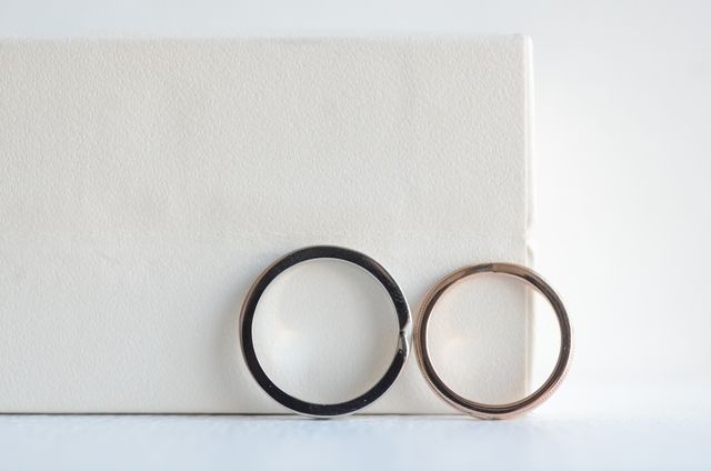 2人で全く別のデザインにしましたが、個性を出せて満足です