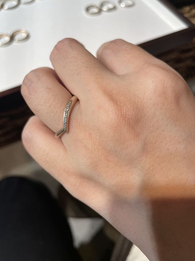 試着させていただきました。