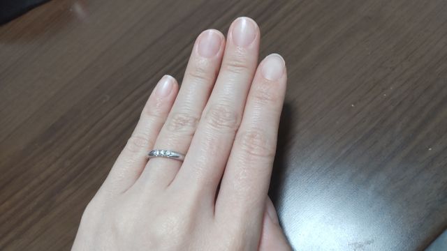 結婚指輪着用