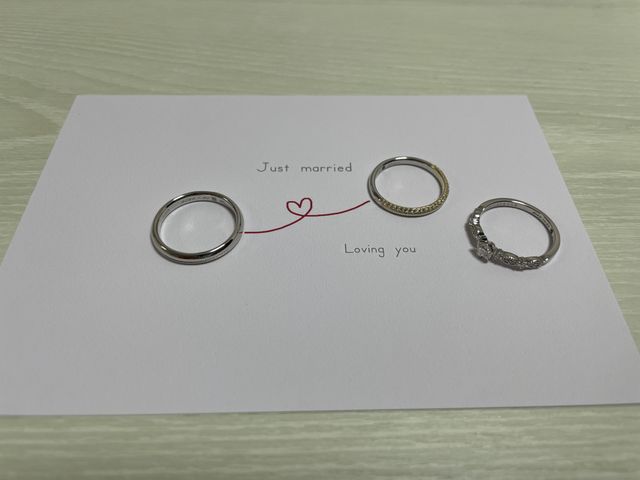 お店でもらった撮影用のプリントで撮影しました！