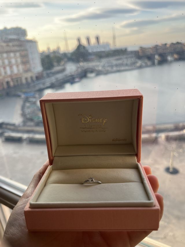 箱にもディズニーのロゴがあります