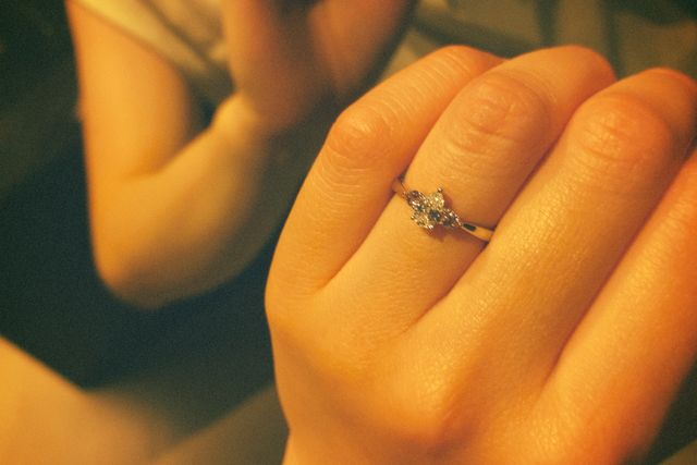 プロポーズの時に見惚れて撮った写真です