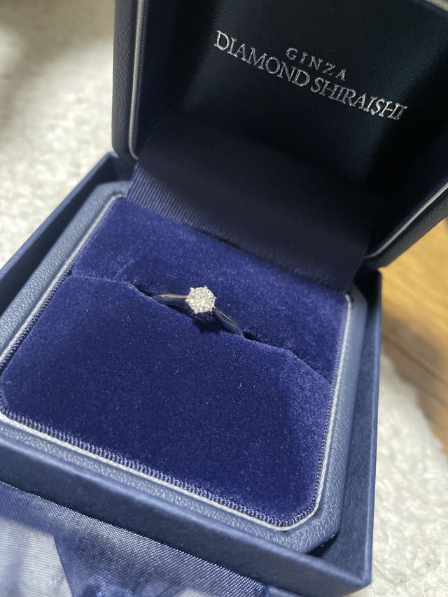 とても綺麗なダイヤモンドをいただきました