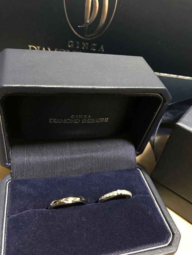 一目惚れで購入した結婚指輪です