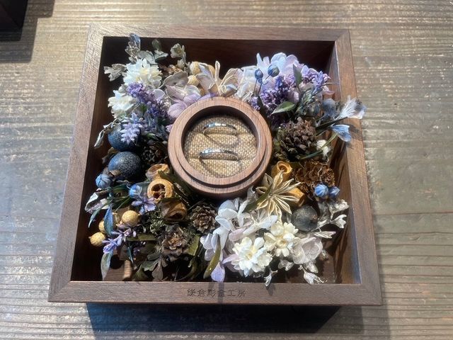 結婚指輪を制作しました。