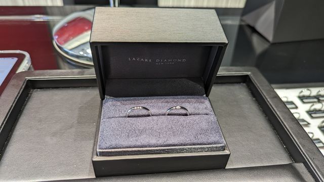 ラザールダイヤモンド　ブリスの結婚指輪