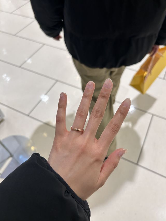 自分好みの指輪が購入出来て、とても満足です。